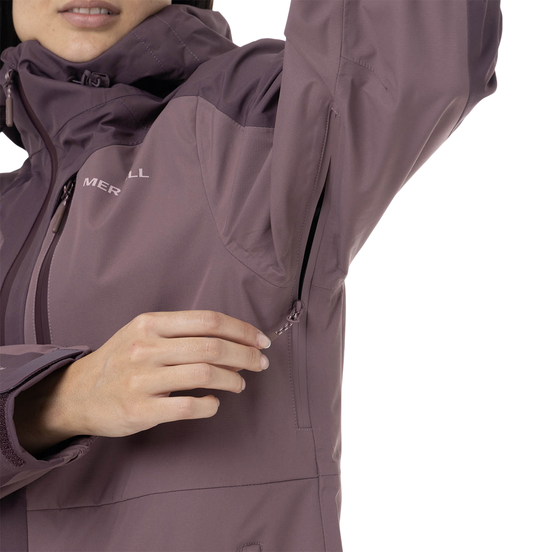 Jacket Arkaon para mujer color morado