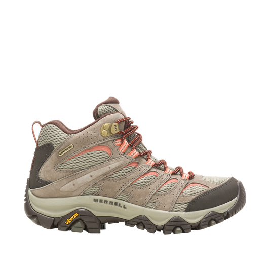 Tennis Moab 3 Mid WP para mujer color beige