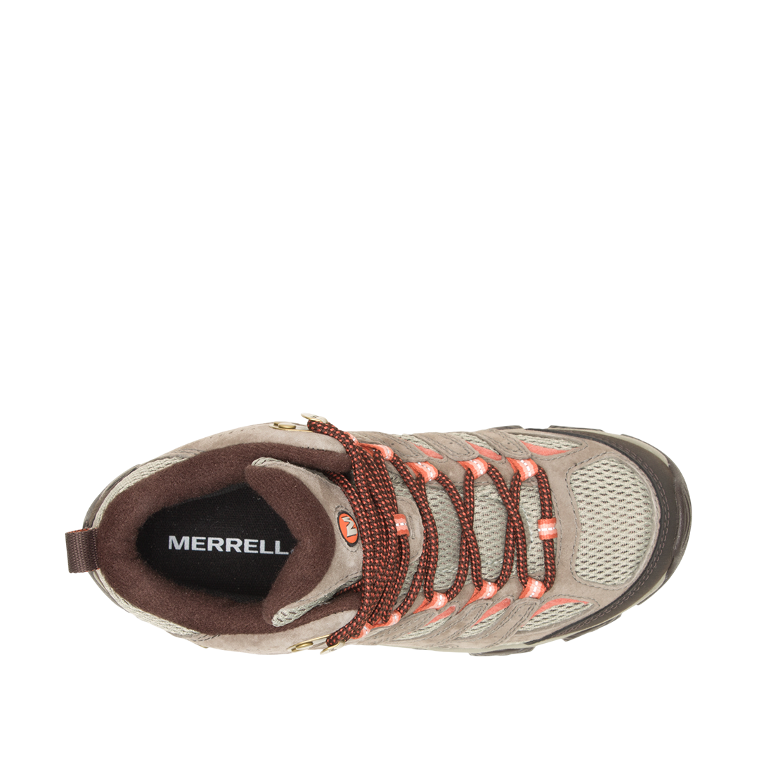 Tennis Moab 3 Mid WP para mujer color beige