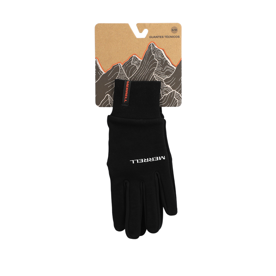 Guantes Pouse unisex color negro