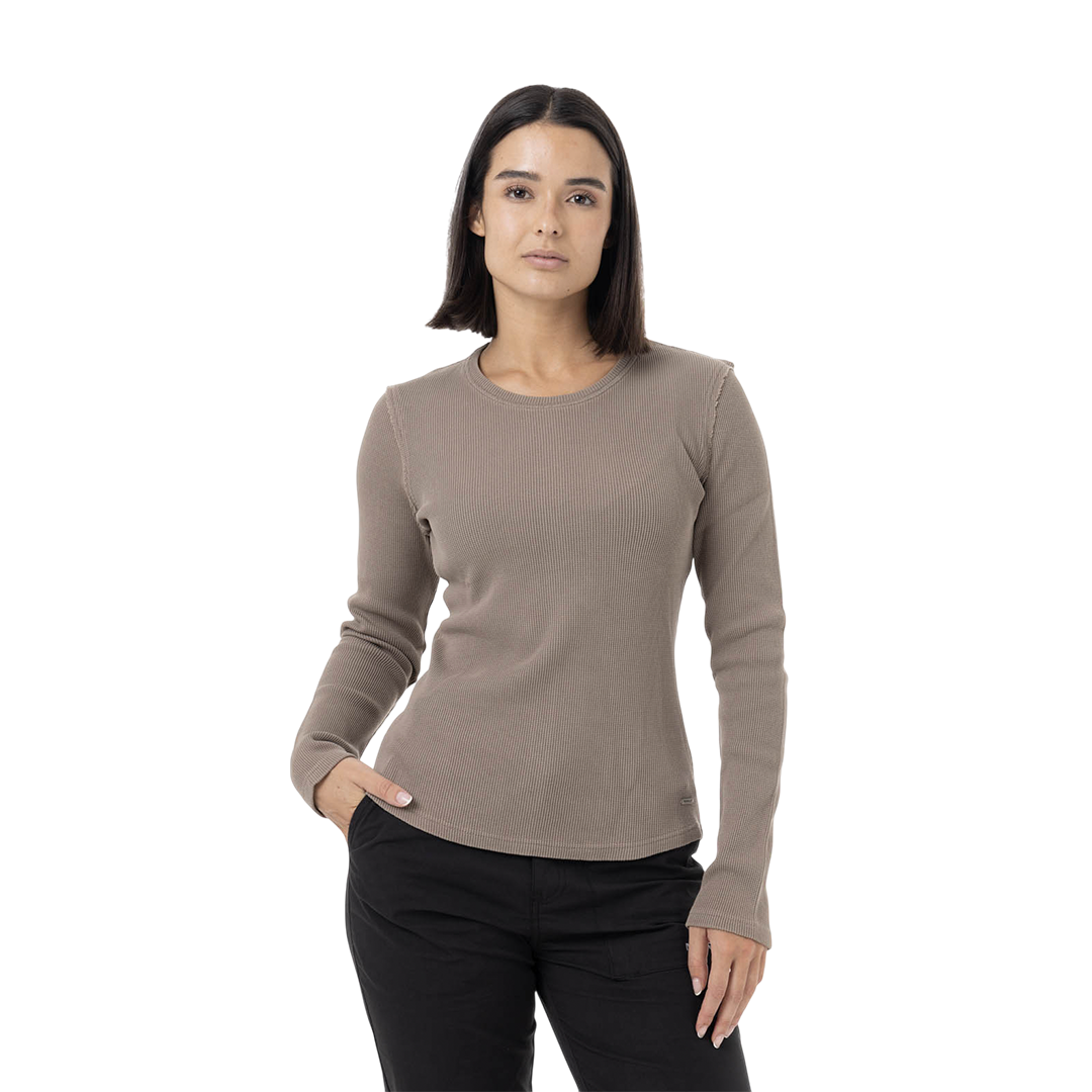 Camiseta Lastic High para mujer color café