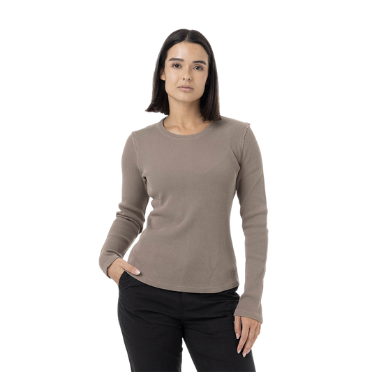 Camiseta Lastic High para mujer color café