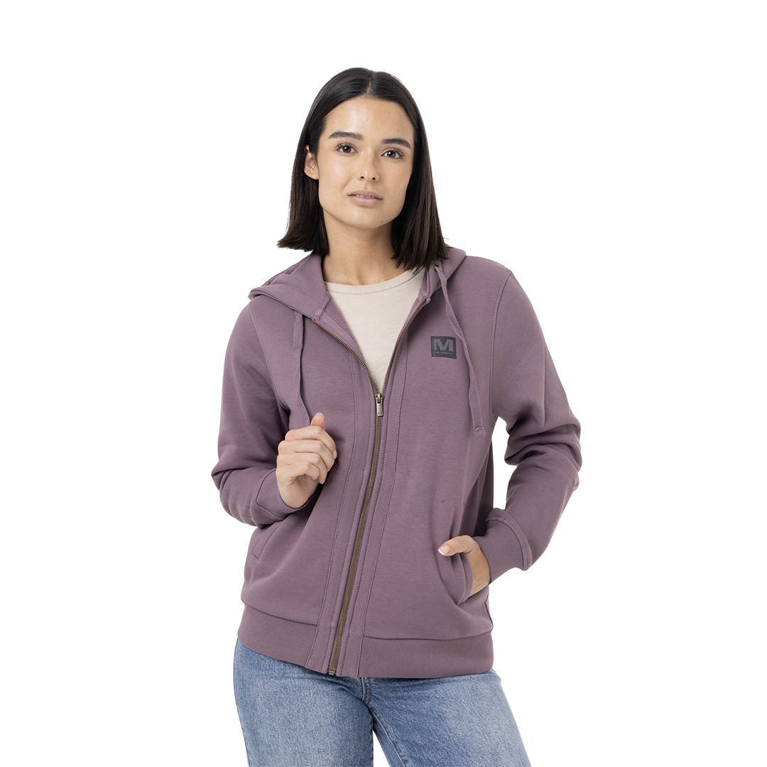 Hoodie Mekhai para mujer color morado