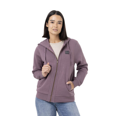 Hoodie Mekhai para mujer color morado
