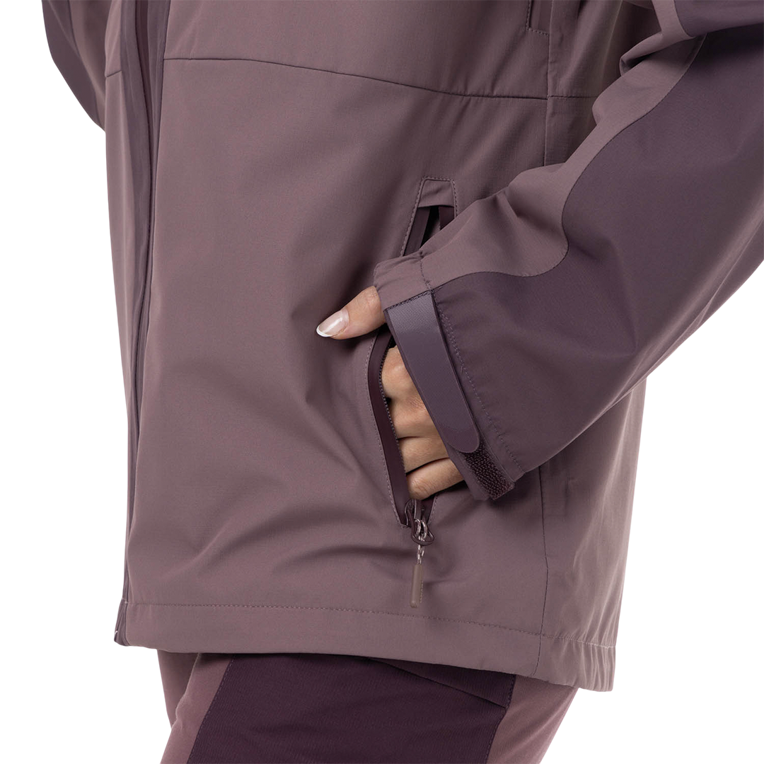 Jacket Arkaon para mujer color morado