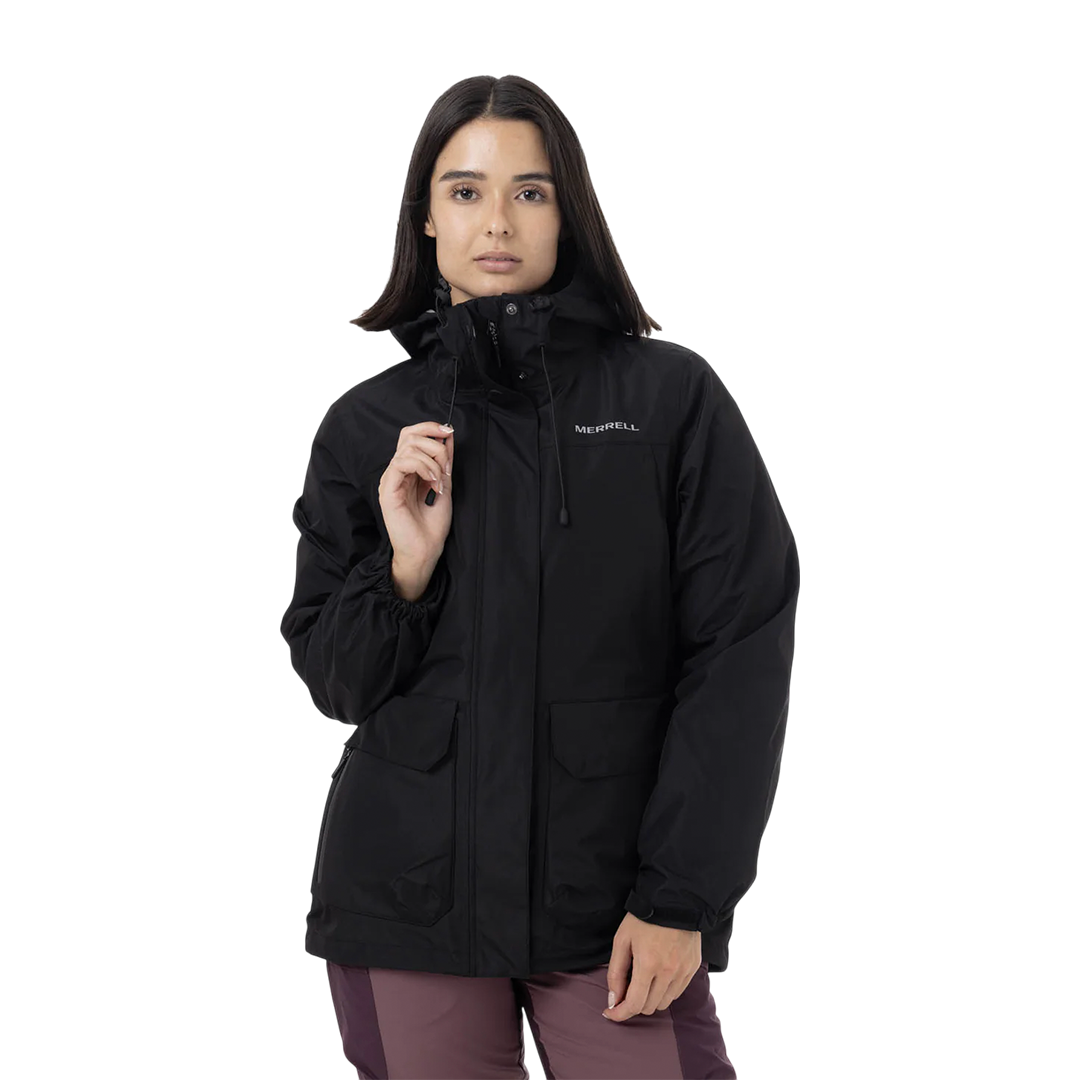 Jacket 3 en 1 Ezeo para mujer color negro