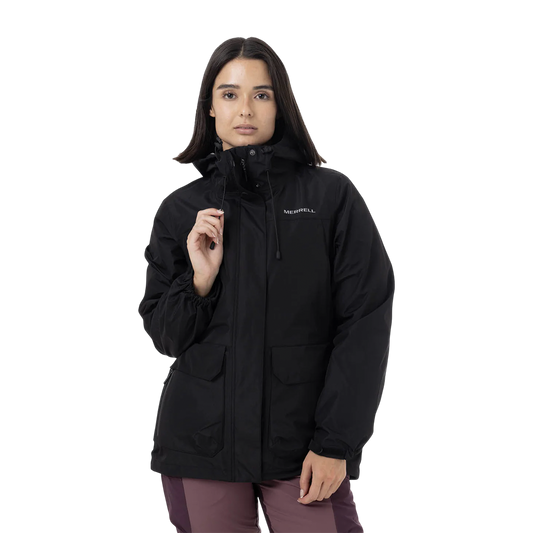 Jacket 3 en 1 Ezeo para mujer color negro