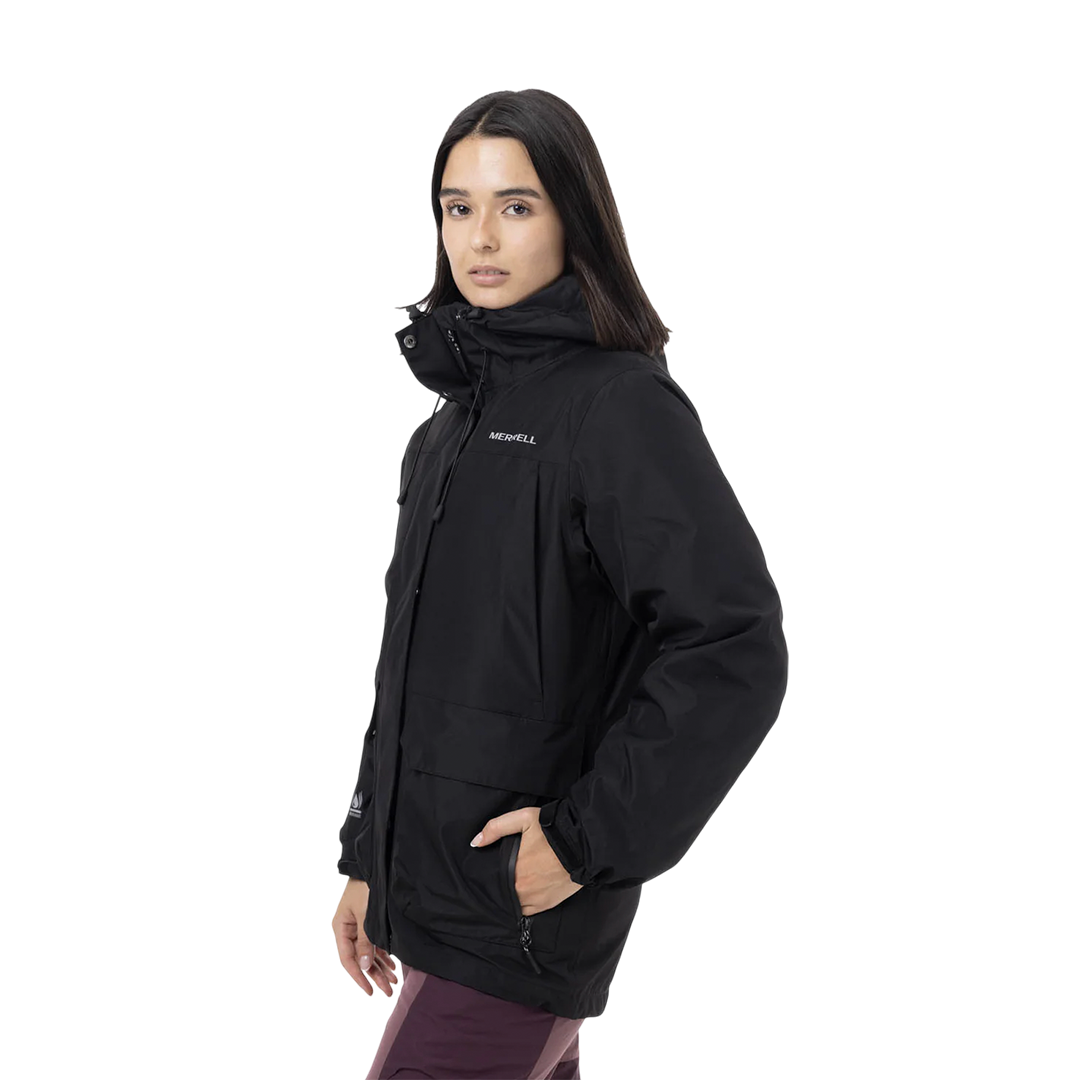 Jacket 3 en 1 Ezeo para mujer color negro