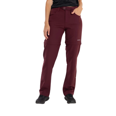 Pantalón chino Way para mujer color vino