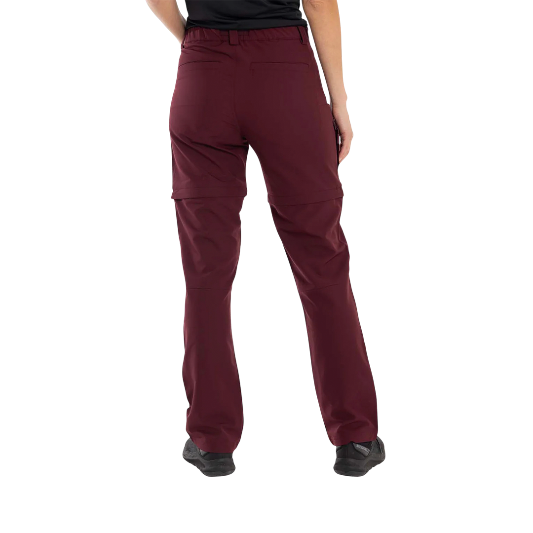 Pantalón chino Way para mujer color vino