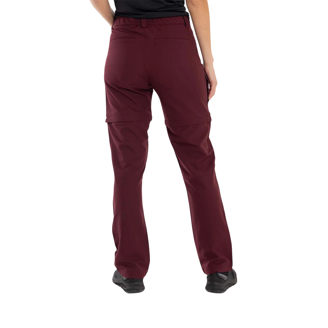 Pantalón chino Way para mujer color vino