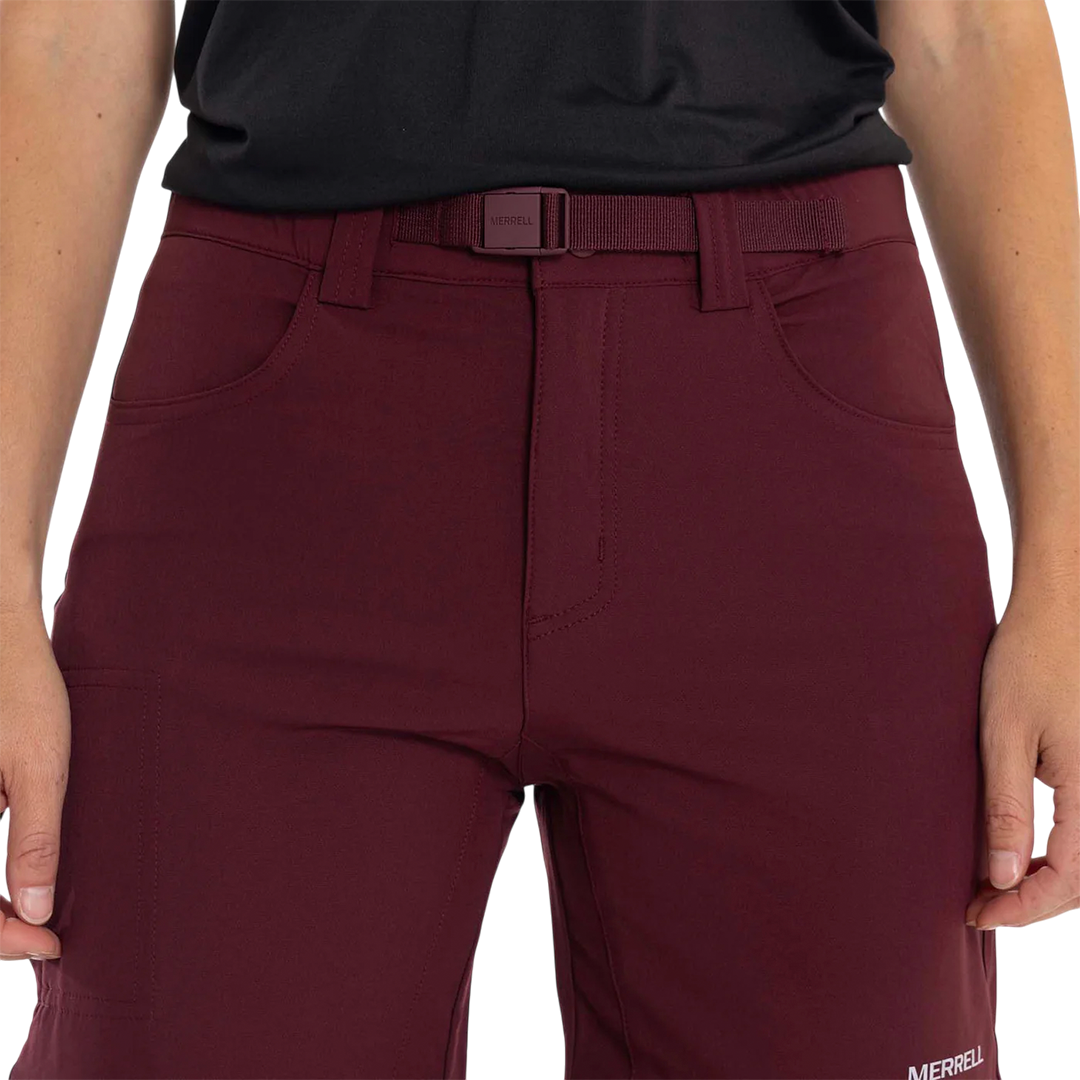 Pantalón chino Way para mujer color vino