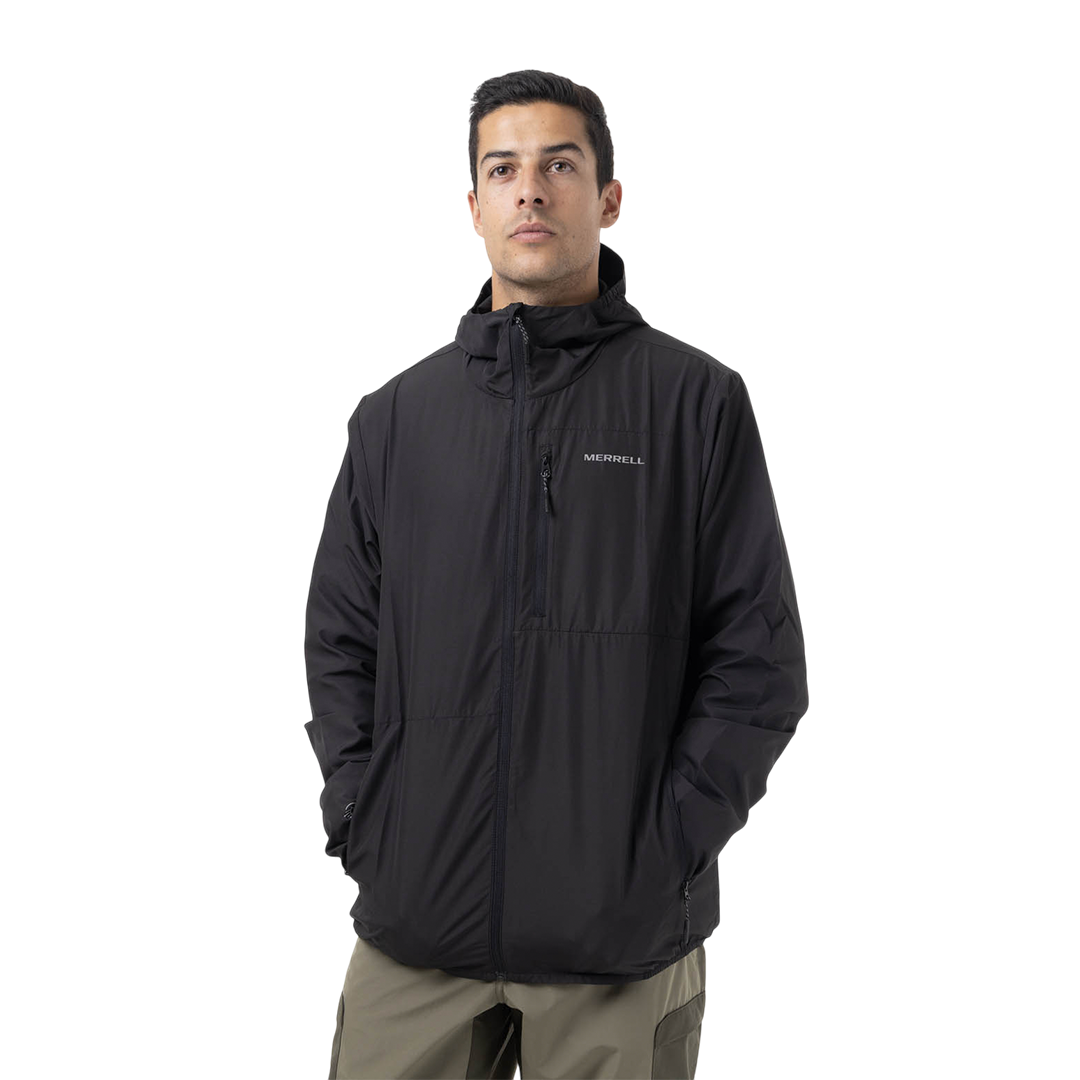 Jacket Tharais para hombre color negro