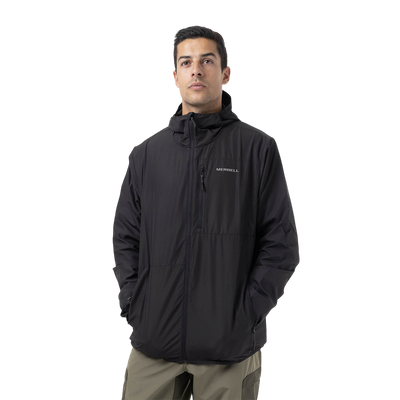 Jacket Tharais para hombre color negro