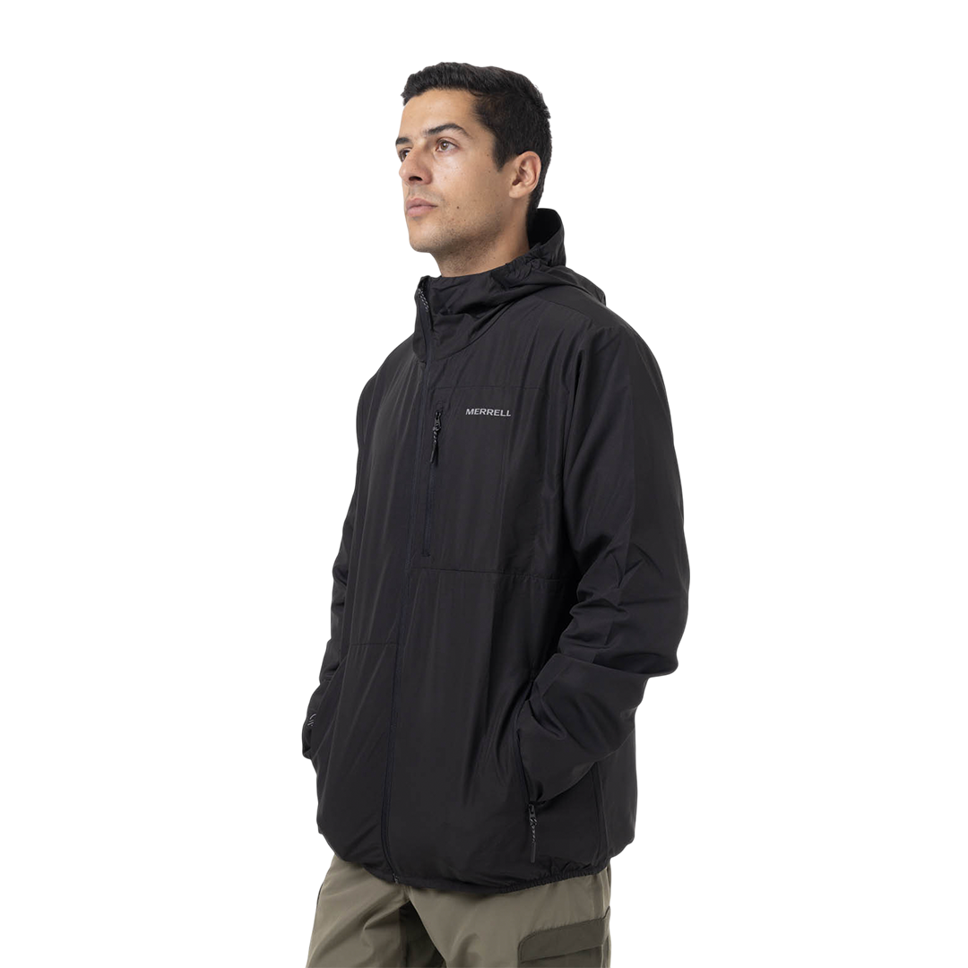 Jacket Tharais para hombre color negro