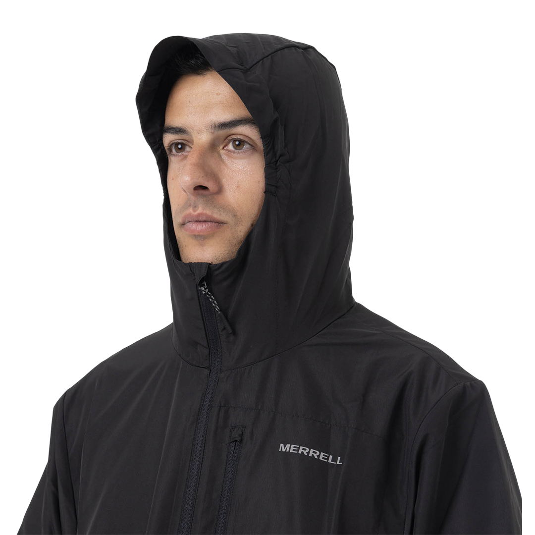 Jacket Tharais para hombre color negro