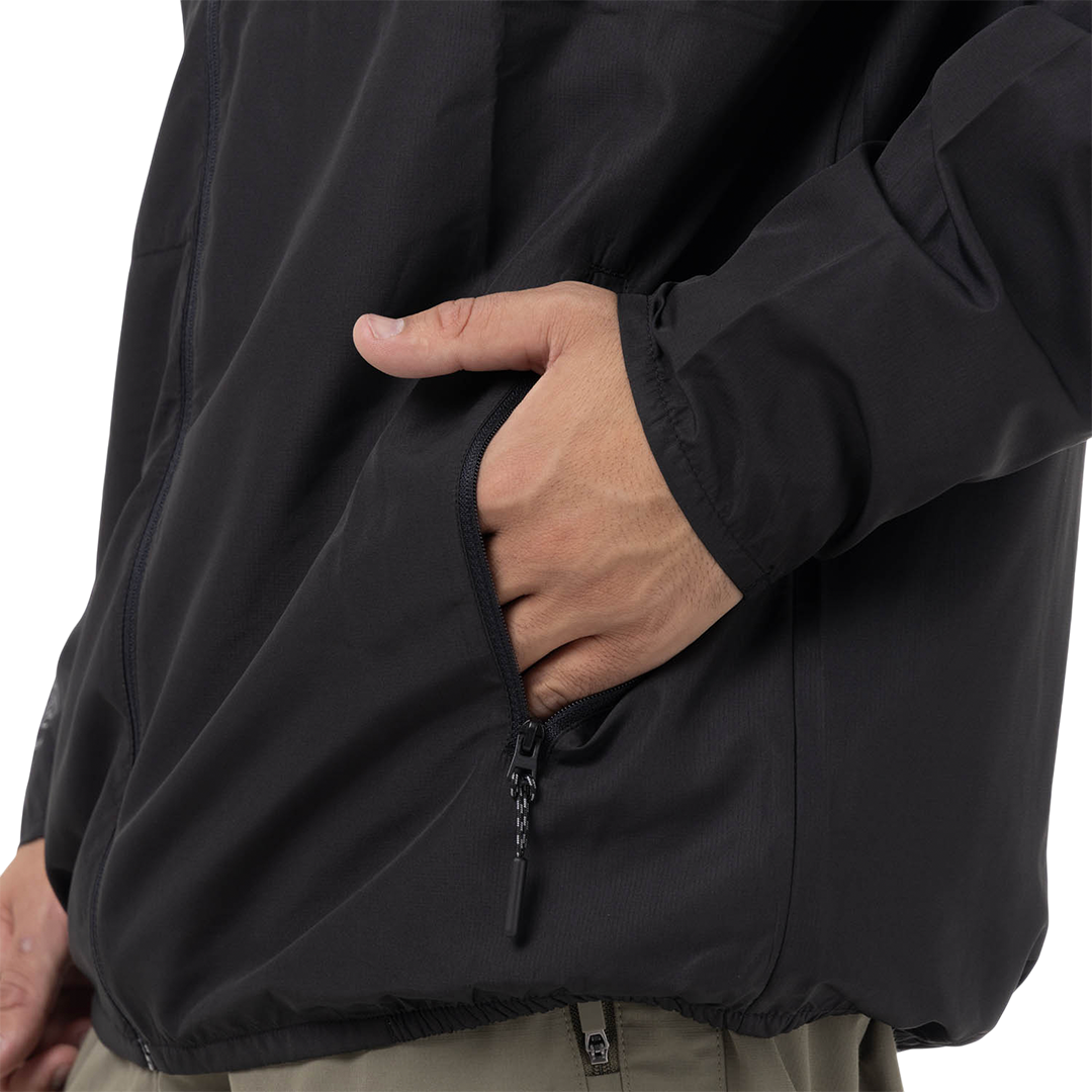 Jacket Tharais para hombre color negro
