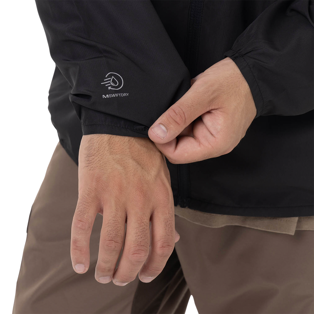 Jacket Tharais para hombre color negro