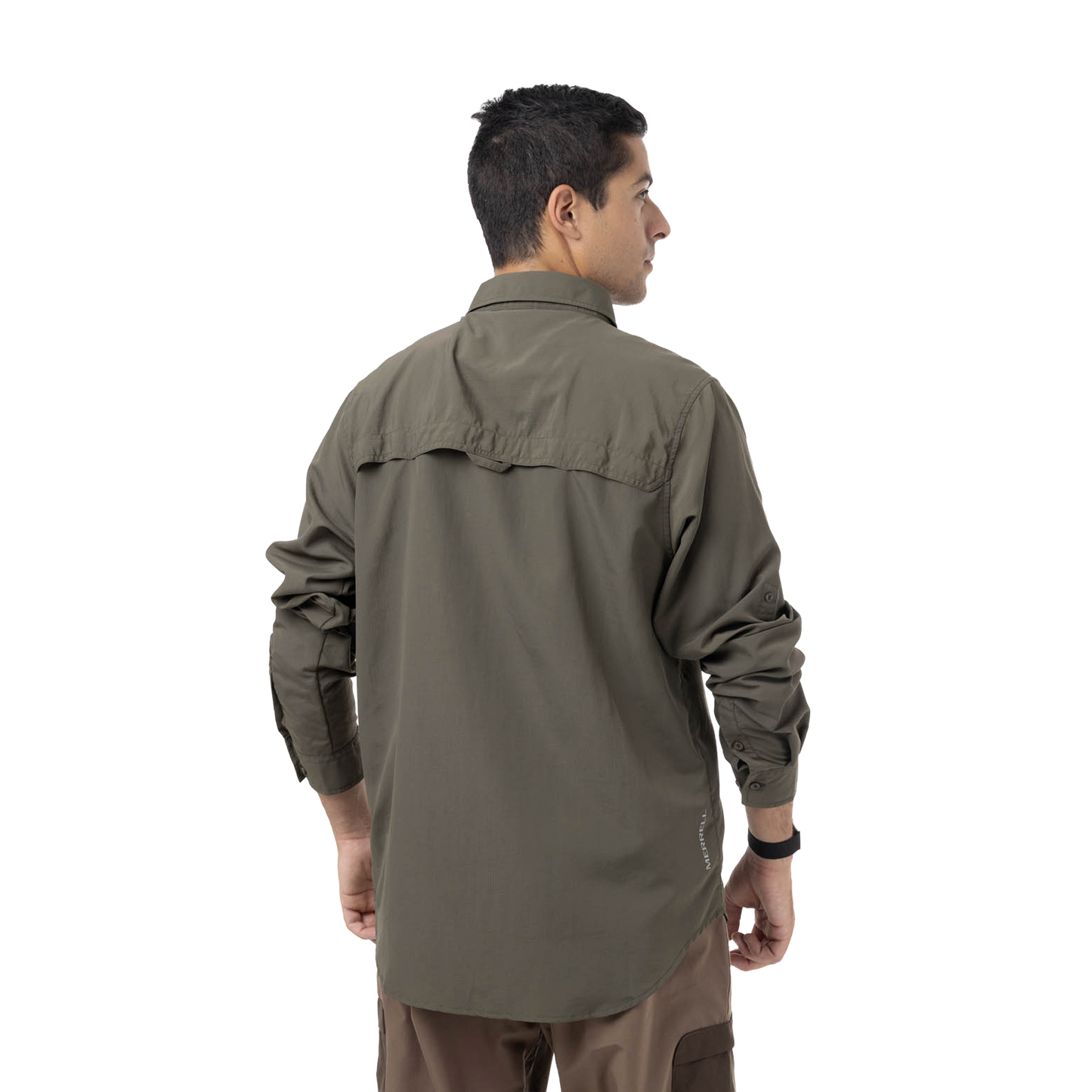 Camisa Kuskovhirt para hombre color verde
