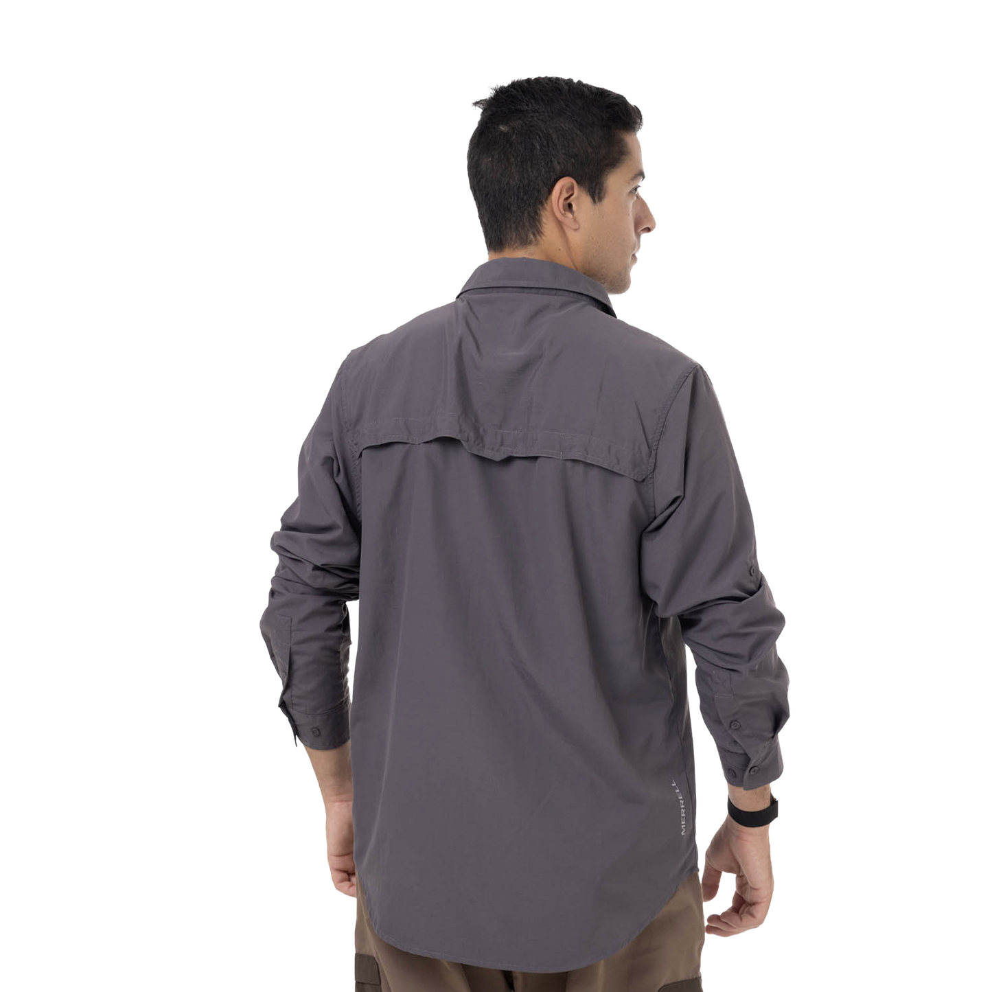 Camisa Kuskovshirt para hombre color gris