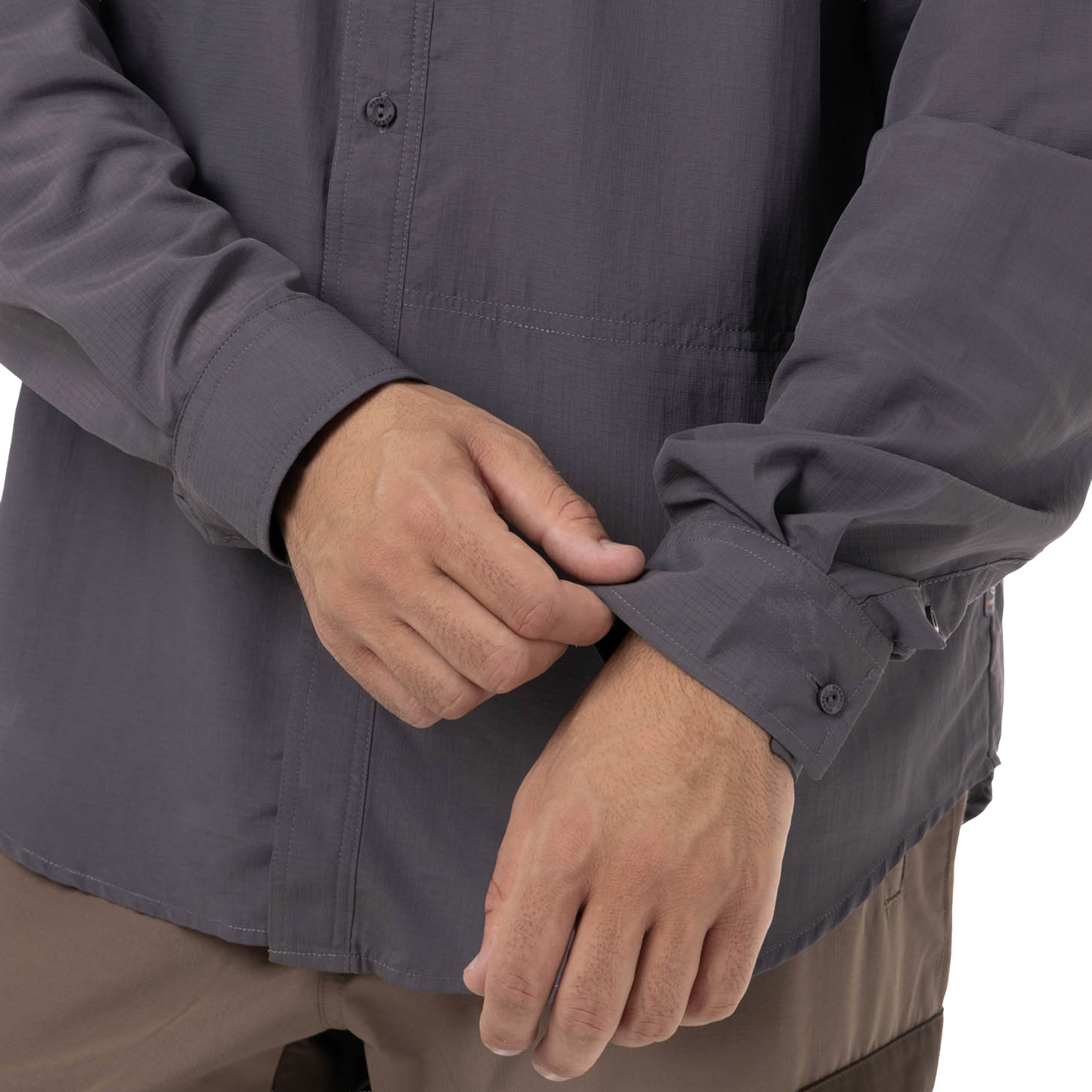 Camisa Kuskovshirt para hombre color gris