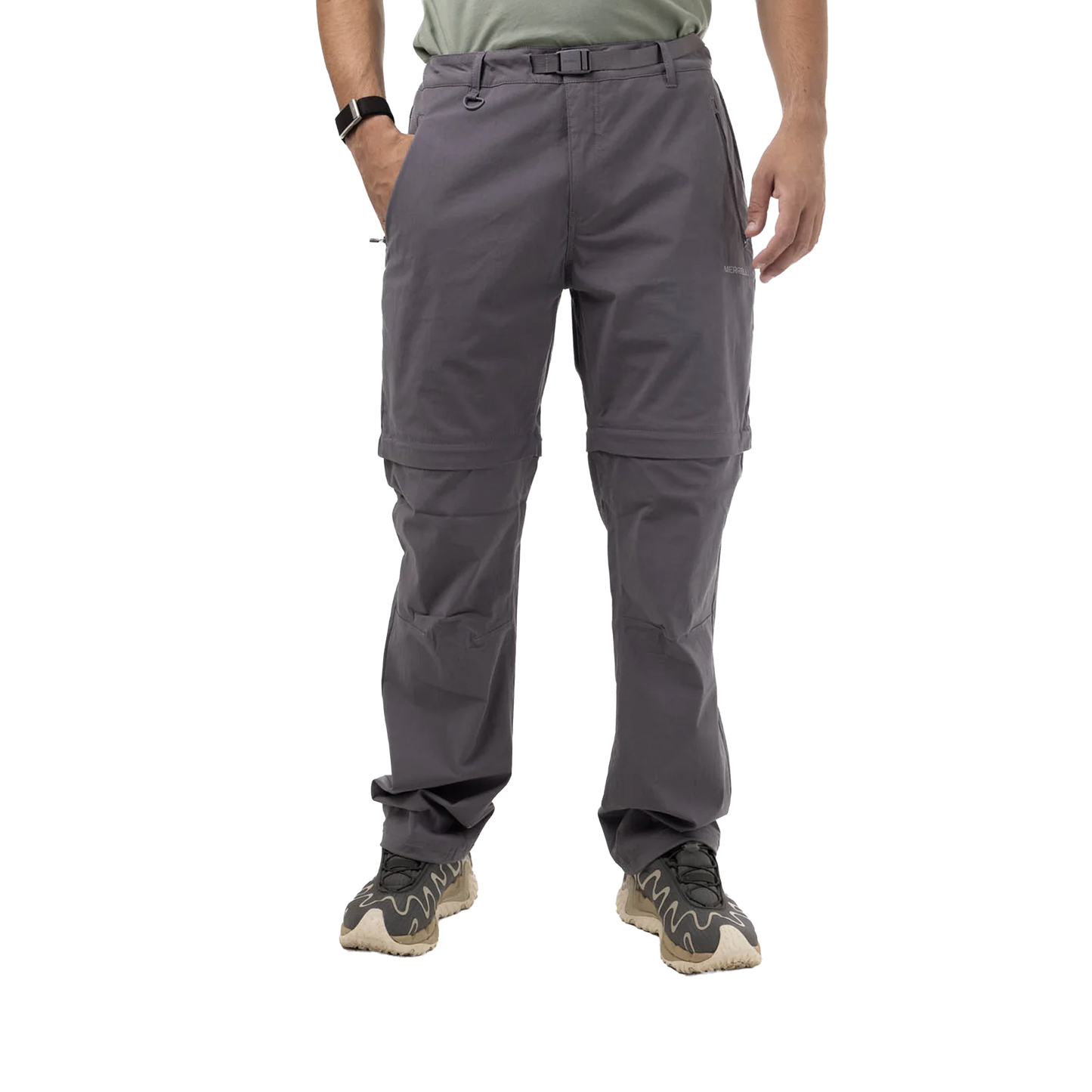 Pantalón chino Det para hombre color gris