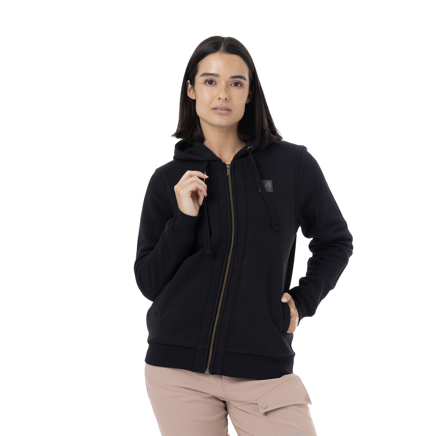 Hoodie Mekhai para mujer color negro