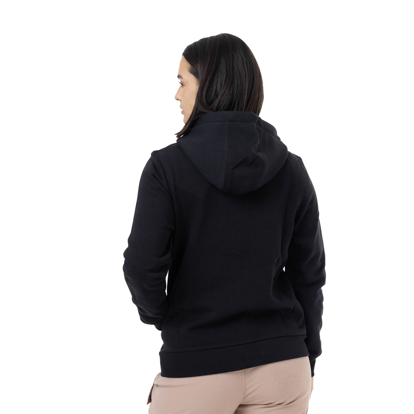Hoodie Mekhai para mujer color negro