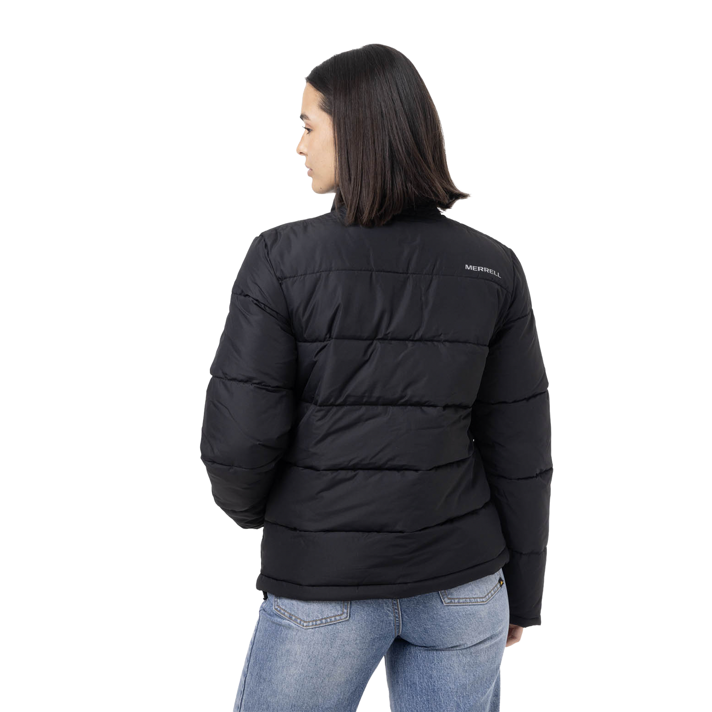 Jacket Soronapuff para mujer color negro