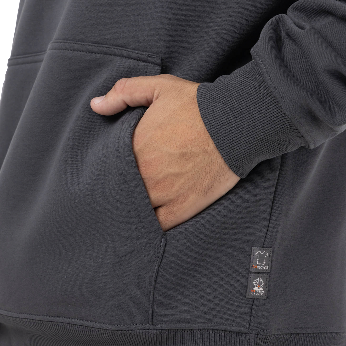 Hoodie Mekhai para hombre color negro