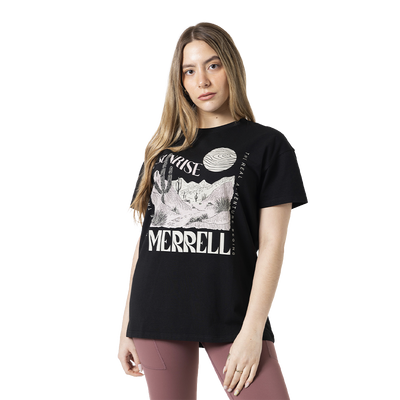 Camiseta Bigprint Bamboo para mujer color negro