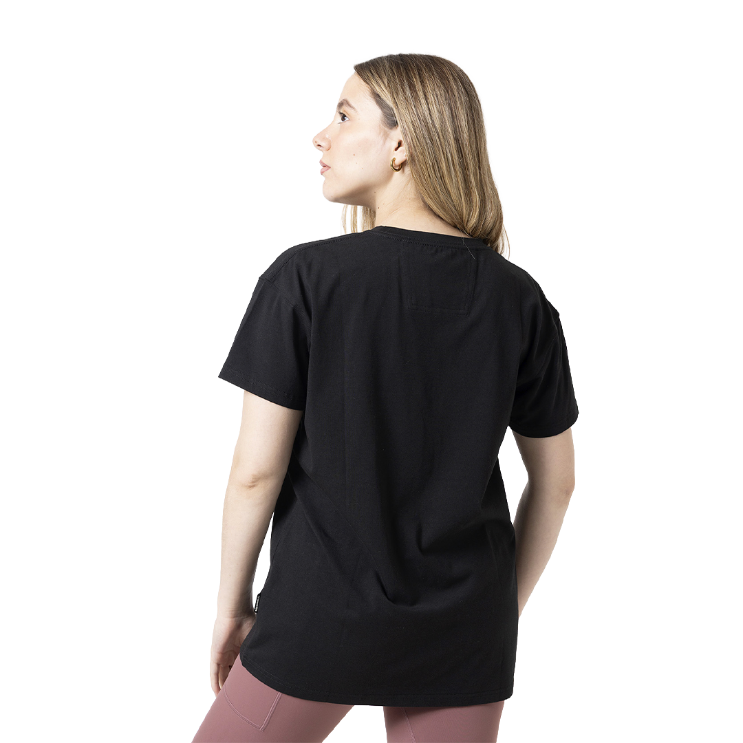 Camiseta Bigprint Bamboo para mujer color negro